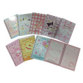 SANRIO LIBRETA ESTAMPADA SURTIDOS X 10 UNIDADES 14*21 COD 6825B