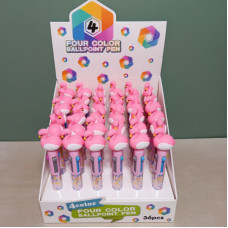 FLAMINGO LAPICERO 4 COLORES X UNIDAD COD QM882AU