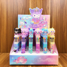 KUROMI BOLIGRAFO DE 10 COLORES X UNIDAD COD KP-23004U