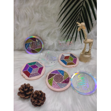 ROSA ANGEL GLITTER 9 TONOS X UNIDAD COD SL-5057U